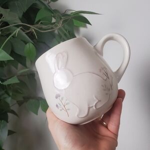 Handmade Bunny Easter Coffee Mug Saddy Kat Co. Ceramic